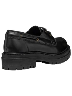 Leren mocassins 