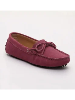 Leren mocassins "Newton" roze