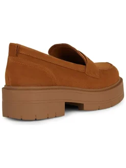 Leren mocassins 