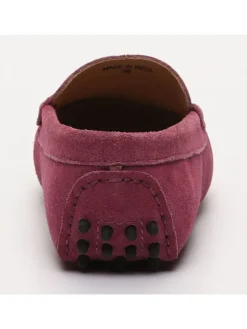 Leren mocassins "Thandie" roze