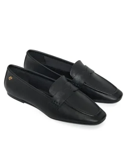 Leren mocassins zwart