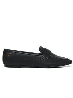 Leren mocassins zwart