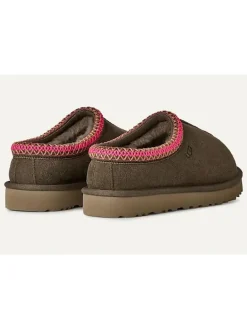 Leren pantoffels "Tasman II" bruin