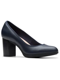 Leren pumps "Bayla Carly" donkerblauw