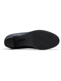 Leren pumps 