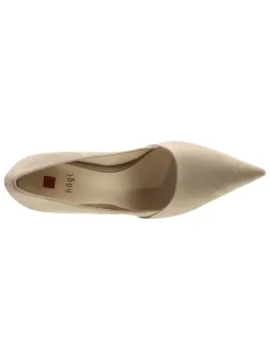 Leren pumps beige/bruin