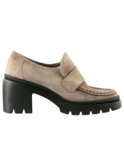 Leren pumps 