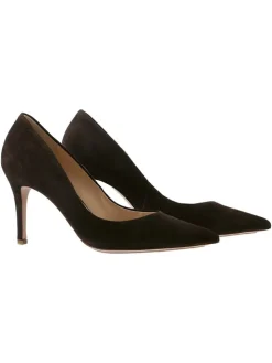 Leren pumps 