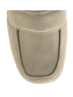 Leren pumps "Cassia" beige