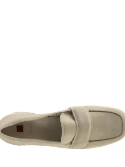 Leren pumps "Cassia" beige