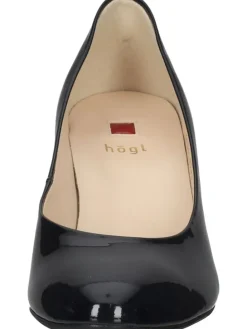 Leren pumps donkerblauw