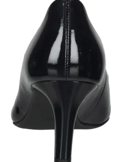 Leren pumps donkerblauw