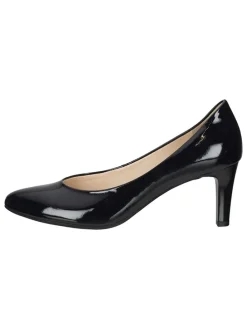 Leren pumps donkerblauw