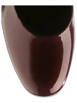 Leren pumps 