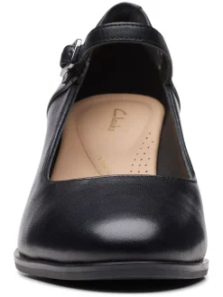 Leren pumps 