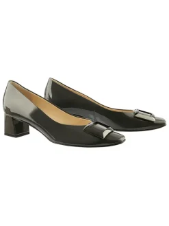 Leren pumps "Hannah" antraciet