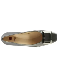 Leren pumps 