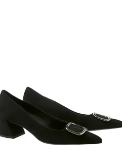 Leren pumps "Harriet" zwart