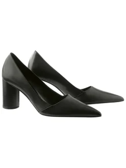 Leren pumps 
