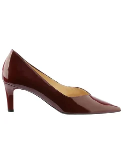 Leren pumps 