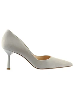 Leren pumps "Mariyln" grijs