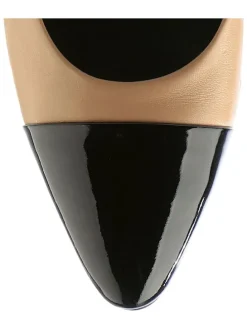 Leren pumps 