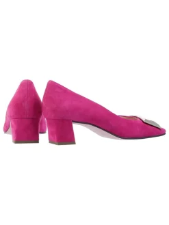Leren pumps 