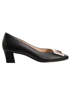 Leren pumps "Thilda" zwart