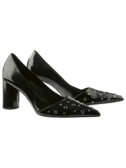 Leren pumps zwart