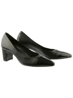 Leren pumps zwart