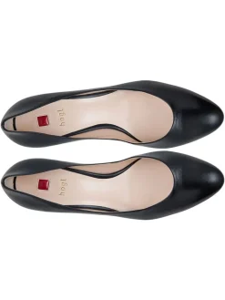Leren pumps zwart