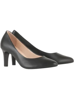 Leren pumps zwart
