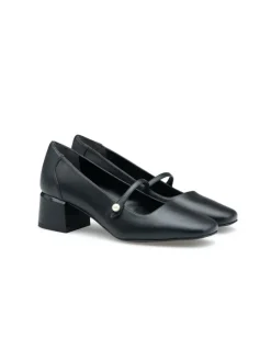 Leren pumps zwart