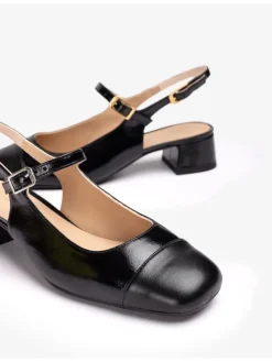 Leren pumps zwart