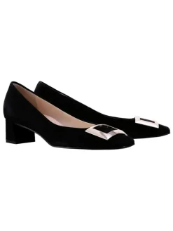 Leren pumps zwart