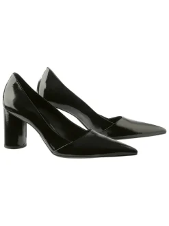 Leren pumps zwart