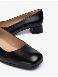 Leren pumps zwart