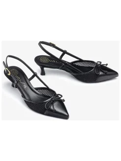 Leren pumps zwart