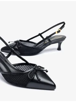 Leren pumps zwart