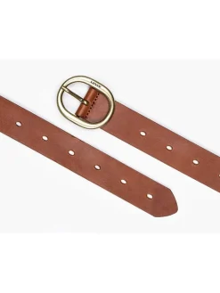 Leren riem lichtbruin