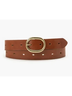 Leren riem lichtbruin