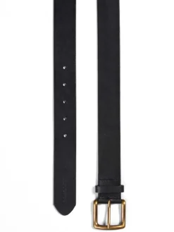 Leren riem zwart