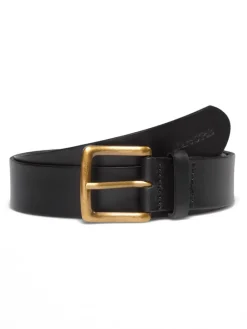 Leren riem zwart