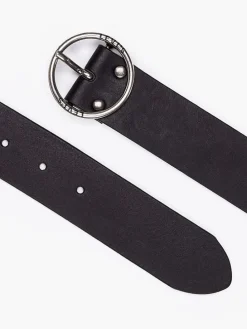 Leren riem zwart