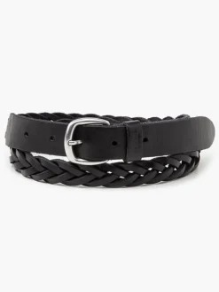 Leren riem zwart