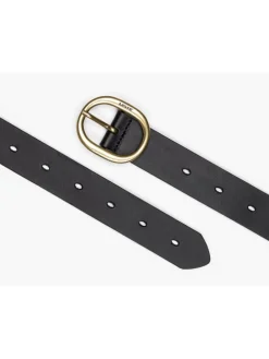Leren riem zwart