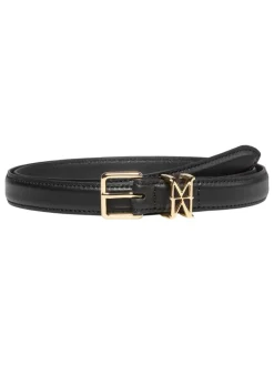 Leren riem zwart