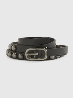 Leren riem zwart
