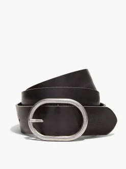 Leren riem zwart