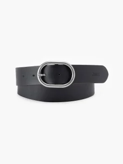 Leren riem zwart
